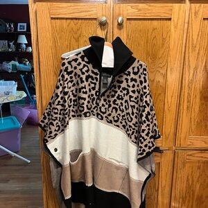 Investments Black and White Textured Fabric